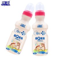 欧亚益Q宝贝AD钙200ml含乳饮料软奶嘴装Yiqibao AD Calcium 200ml Lactic Acid Bacteria Milk Drink with Soft Sipper Cap‌